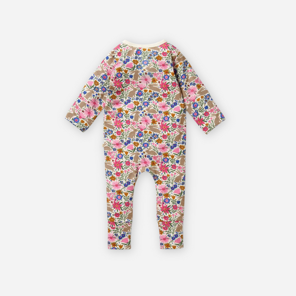 Wilson and Frenchy - Bunny Hop Organic Zipsuit with Feet