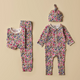 Wilson and Frenchy - Bunny Hop Organic Zipsuit with FeetWilson and Frenchy - Bunny Hop Organic Zipsuit with Feet