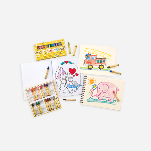 ooly -  Brilliant Bee Crayons - Set of 24