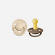 BIBS Pacifiers - De Lux Collection - Set of 2 - Vanilla Dark Oak
