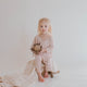 French Terry Kimono Jumpsuit - Blush
