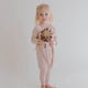 French Terry Kimono Jumpsuit - Blush