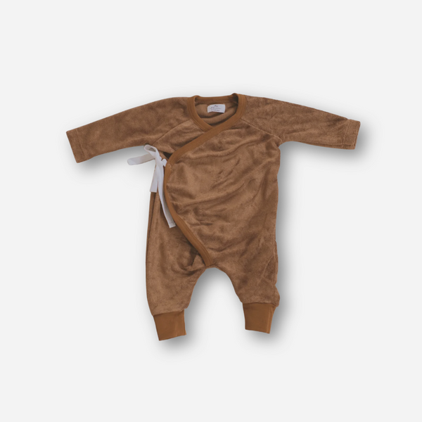 Bloom French Terry Kimono Jumpsuit - Ginger