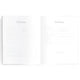 Fox & Fallow Gold-Foil Linen Baby Book with Box - Grey