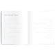 Fox & Fallow Gold-Foil Linen Baby Book with Box - Grey