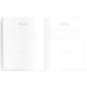 Fox & Fallow - Gold-Foil Linen Baby Book with Box - Grey