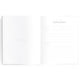 Fox & Fallow - Gold-Foil Linen Baby Book with Box - Grey