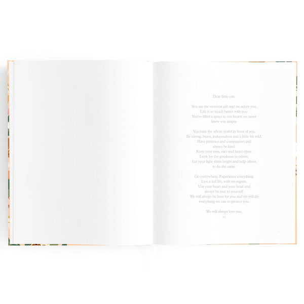 Baby book intro letter