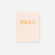 Fox & Fallow - Gold-Foil Linen Baby Book with Box - Buttermilk