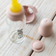 BIBS Glass Baby Bottle 110ml - Blush