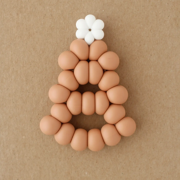 Little Chew - Silicone Freezer Teether - Tree / Dusty Coral