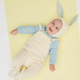 Meri Meri - Bunny Baby Bonnet - Mint & Peach Sparkle