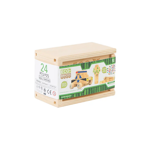Once Kids - Eco-bricks™ Bamboo 24pcs + Felt