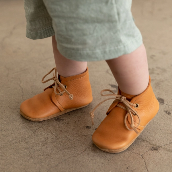 Sun & Lace - Infant Leather Boots - Ginger
