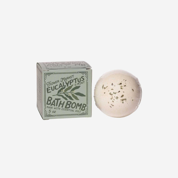 123 Farm - Eucalyptus & Mint Bath Bomb - with Box Aromatherapy 5 oz