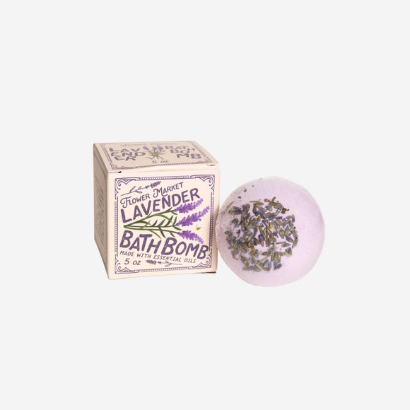 123 Farm - Lavender Bath Bomb - with Box Aromatherapy 5 oz
