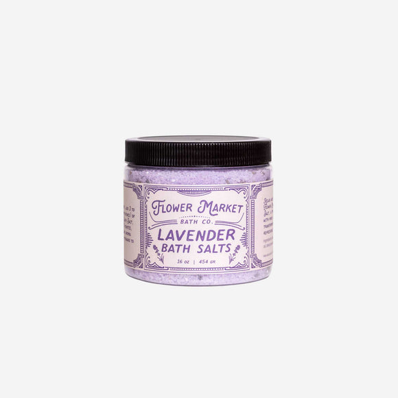123 Farm - Lavender Bath Salt – Relaxing Blend with Essential Oil 16 oz