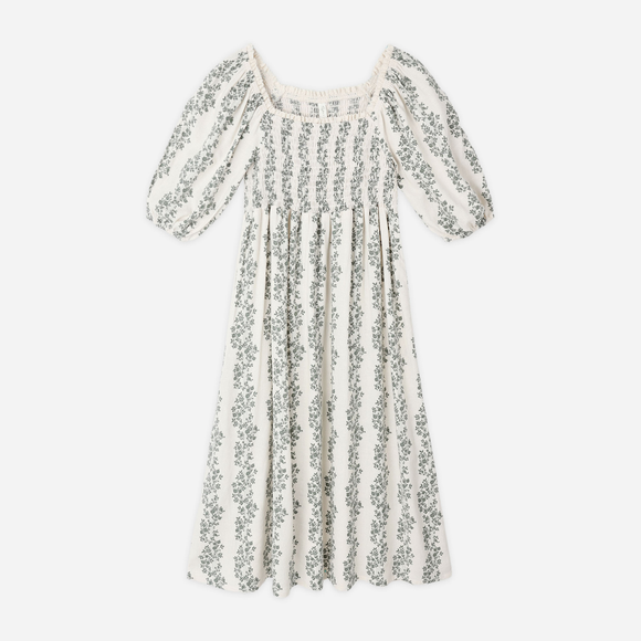 Floral dress on a white background