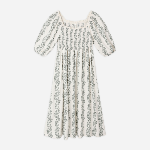 Floral dress on a white background