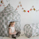 3 Sprouts - Kids Play Tent Castle with Recycled Fabric (2 Prints)