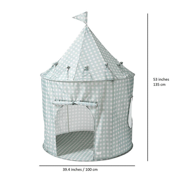 3 Sprouts - Kids Play Tent Castle with Recycled Fabric (2 Prints)