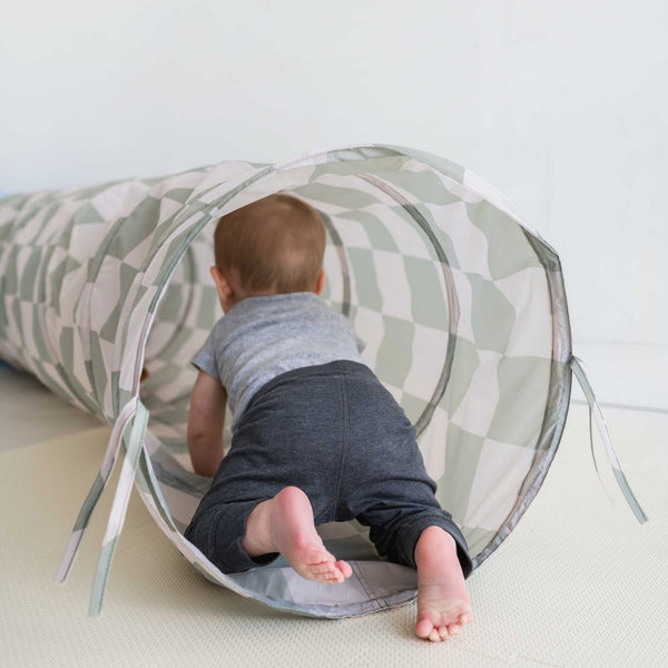 3 Sprouts - Kids Play Tunnel with Recycled Fabric