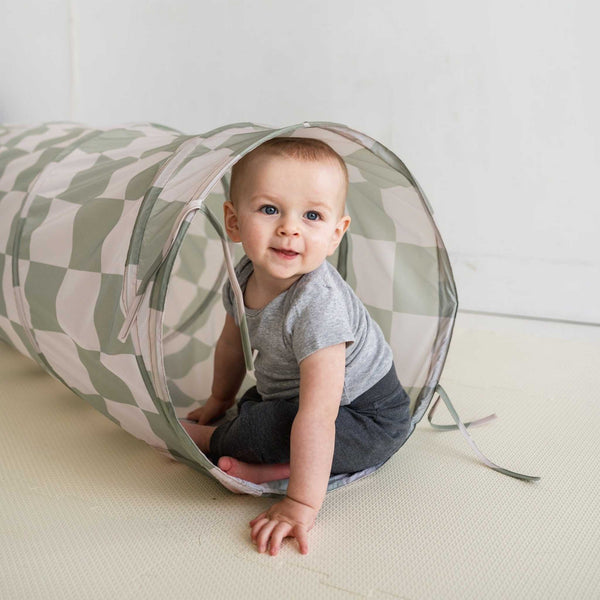 3 Sprouts - Kids Play Tunnel with Recycled Fabric