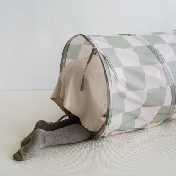 3 Sprouts - Kids Play Tunnel with Recycled Fabric