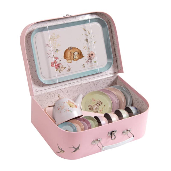 Moulin Roty - Suitcase - Tea Party Set -The Rosalies