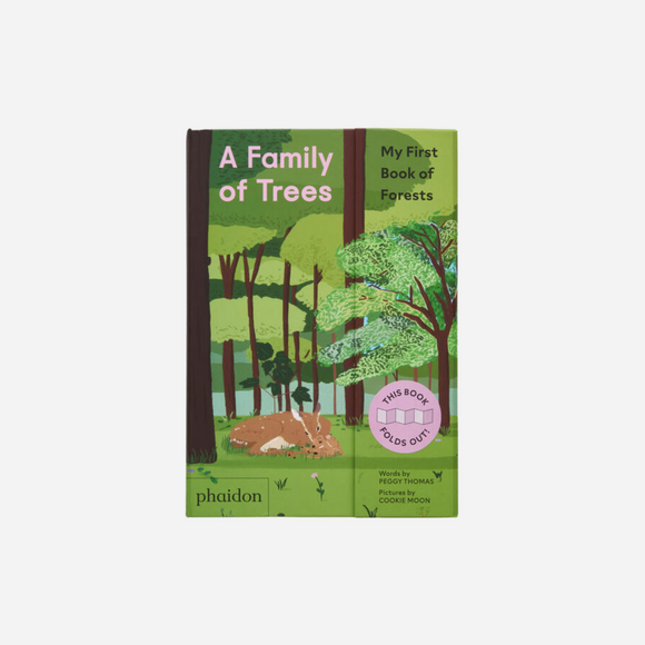 A Family of Trees Fold Out Book by Peggy Thomas