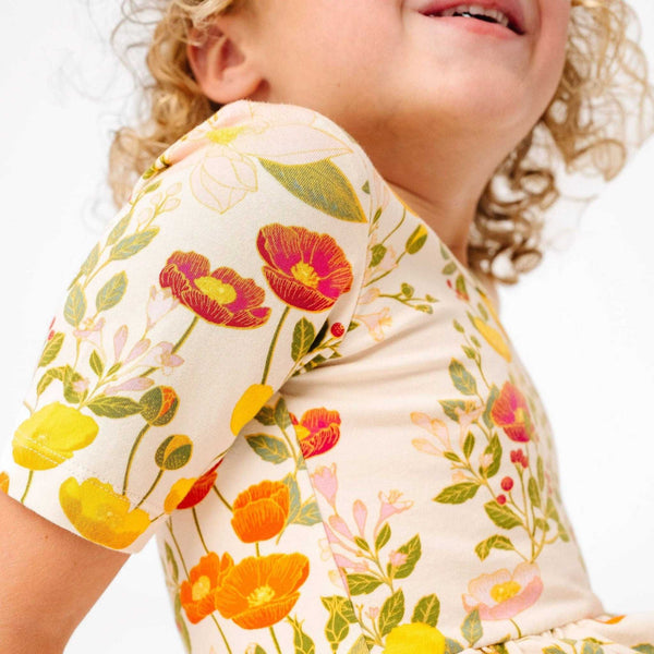 Alice + Ames - The Short Sleeve Ballet Dress in Botany