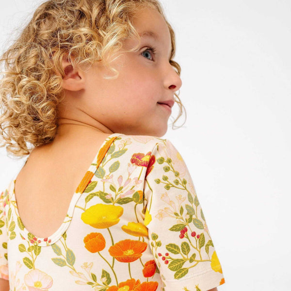 Alice + Ames - The Short Sleeve Ballet Dress in Botany