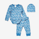 Lewis - Lewis is Home - Alligator Baby Organic Clothing Set - Berry