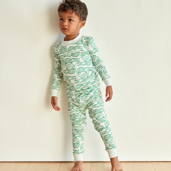 Lewis - Lewis is Home - Aligator Pajama Set - Jade