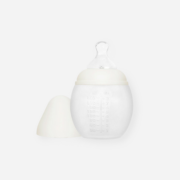 Elhée - 8 oz Clean Silicone Baby Bottle - Milk