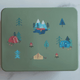 Austin Baby Co - Silicone Bento Box - Veggie Garden Robin's Egg Blue