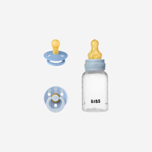 BIBS USA - Baby Sprinkle Gift Set - Bottle & Pacifiers
