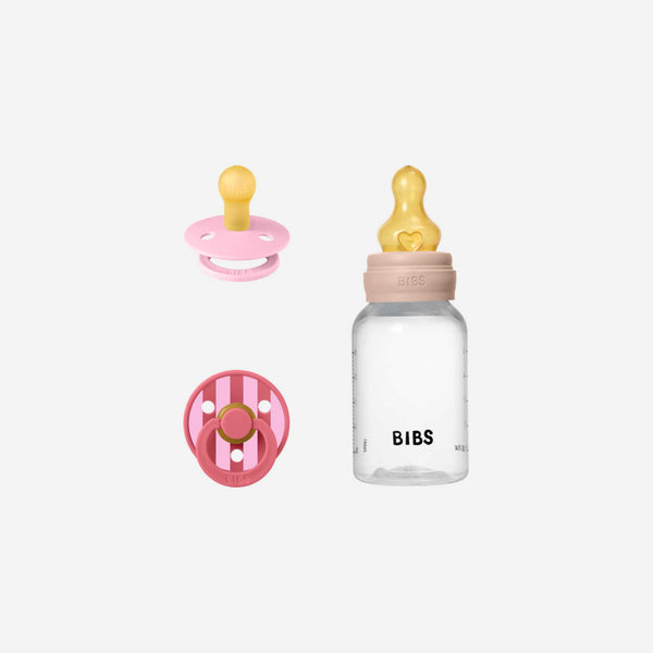 BIBS USA - Baby Sprinkle Gift Set - Bottle & Pacifiers
