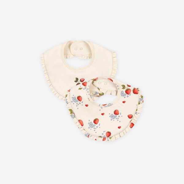 Konges Sløjd - Basic 2 Pack Frill Bib - Marmalade