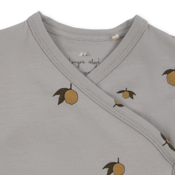 Konges Sløjd - Basic Newborn Onesie - Lemon Harbor