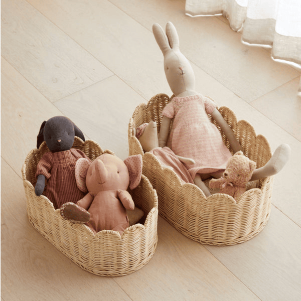 Bebe Bask - Belle Scalloped Basket - Small 