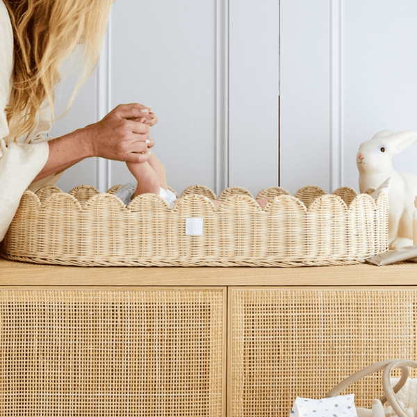 Bebe Bask - Florence Baby Changing Basket Set