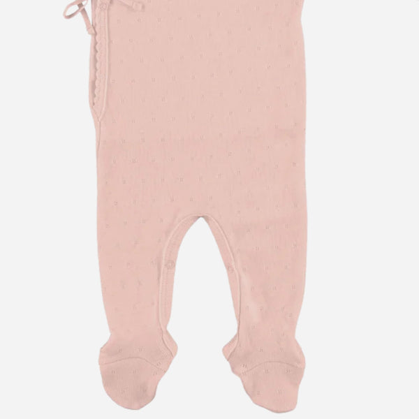 Bebe Organics - Bebe Wrap Overall - Blush Pointelle