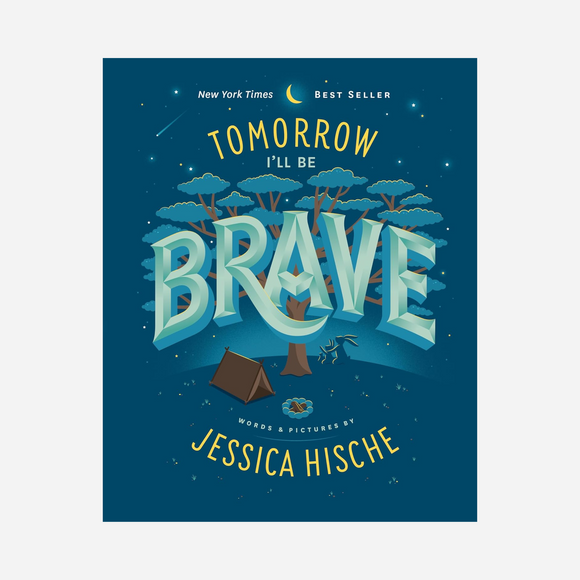 Tomorrow I'll Be Brave Board Book by Jessica Hische
