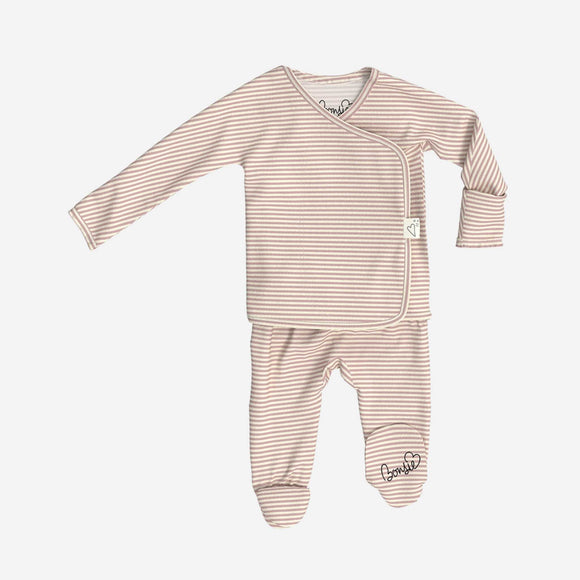 Bonsie Skin to Skin Babywear - Footie - Berry Twist