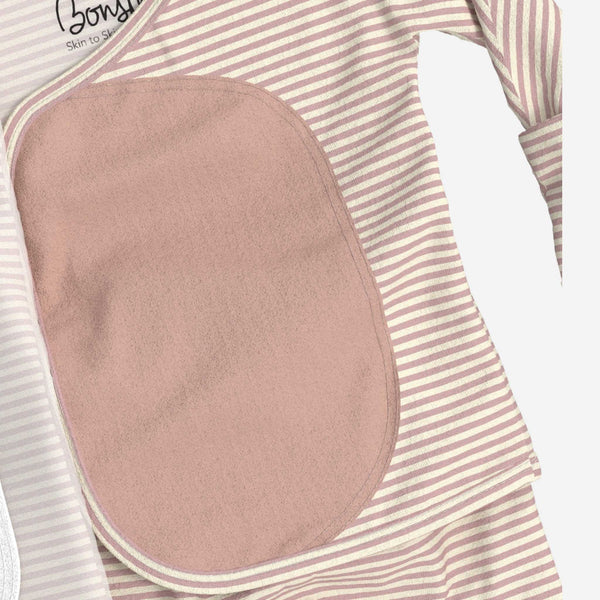 Bonsie Skin to Skin Babywear - Footie - Berry Twist