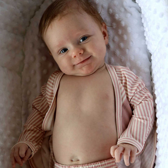 Bonsie Skin to Skin Babywear - Footie - Berry Twist