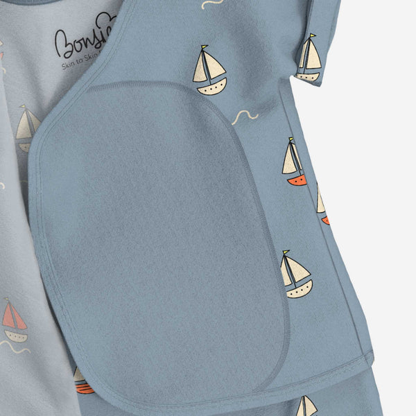 Bonsie Skin to Skin Babywear - Footless Short Sleeve - Ahoy Baby