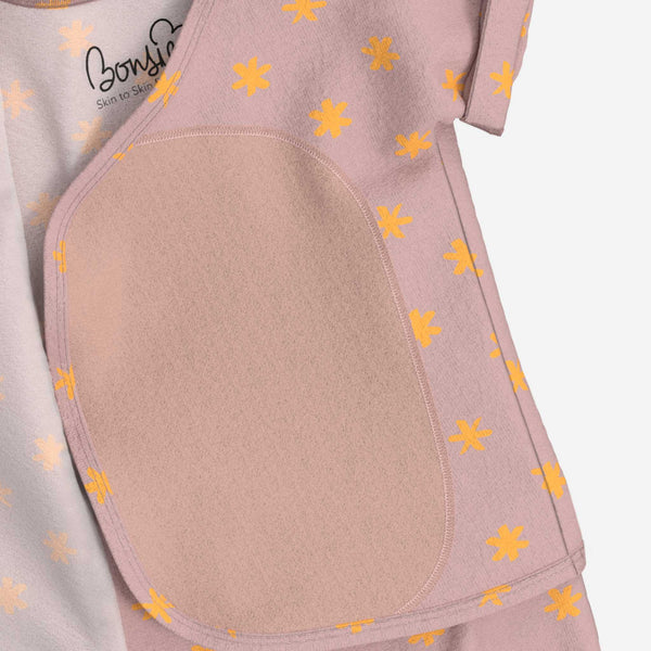 Bonsie Skin to Skin Babywear -  Footless Short Sleeve - Galaxy Gleam