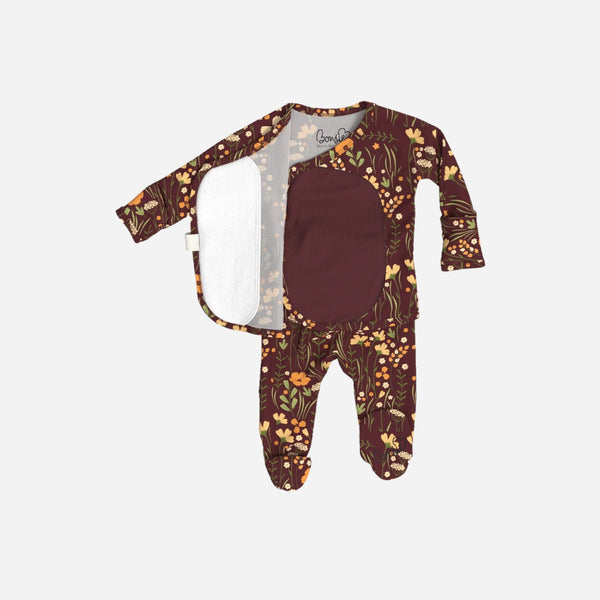 Bonsie Skin to Skin Babywear - Skin To Skin  Footie - Autumn Meadow